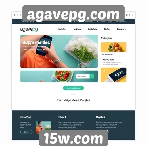 Análise da interface de usuário do site agavepg